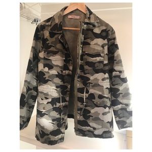 JustFab camo jacket